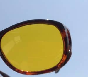 Yellow: blue-blocker