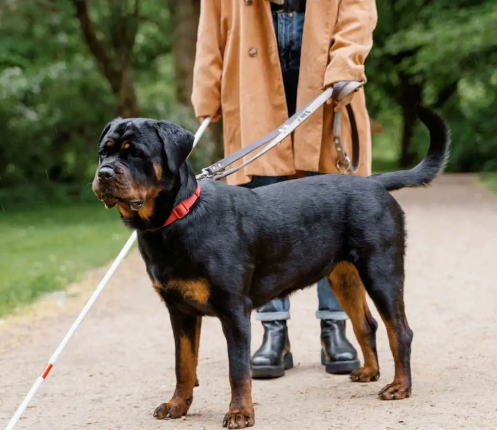 Image of a guide dog 